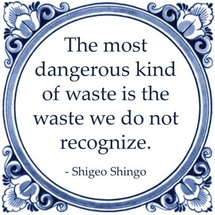 `waste  recognize shigeo shingo